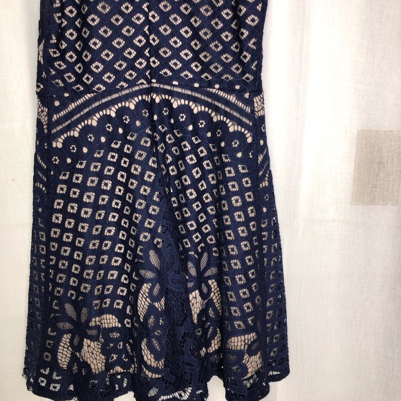 Love fire navy blue dress size M - Picture 6 of 8